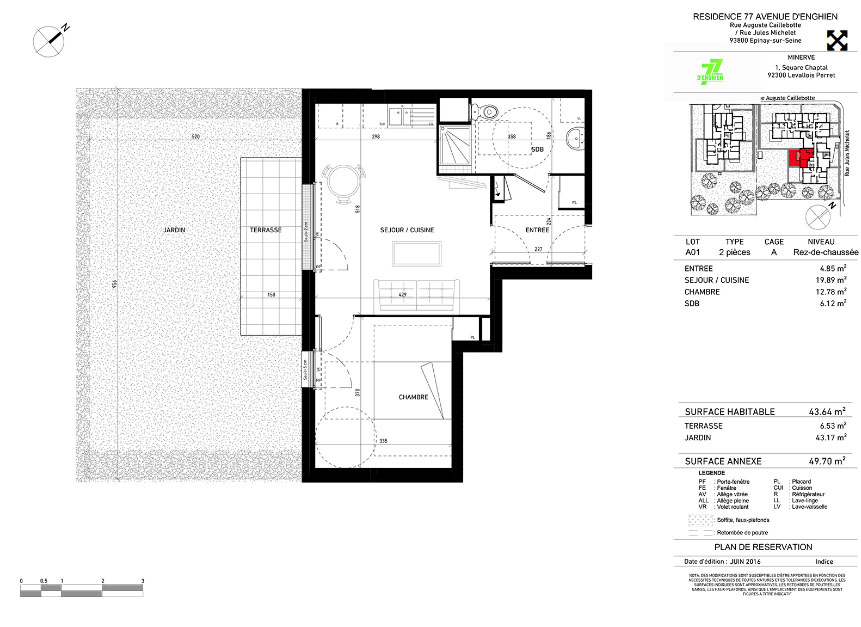 Rechercher un appartement neuf à EPINAY-SUR-SEINE dans la résidence 77 Avenue d'Enghien